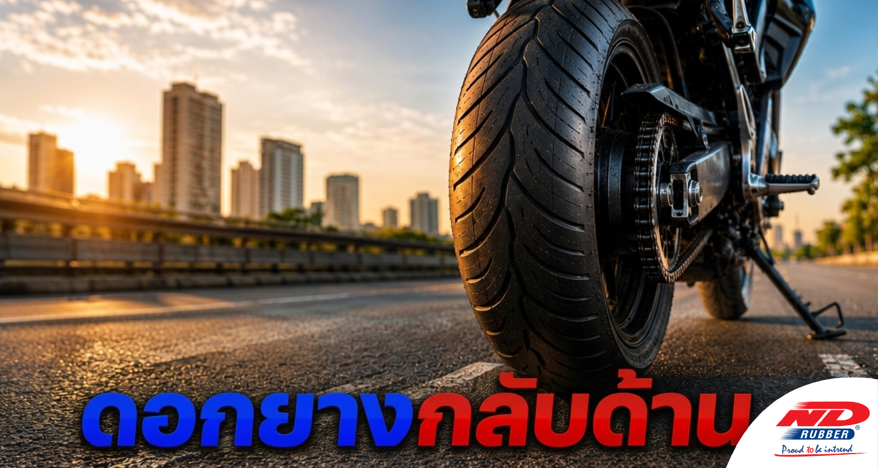 B0723 ผลเสียของการใส่ลายดอกยางกลับด้าน