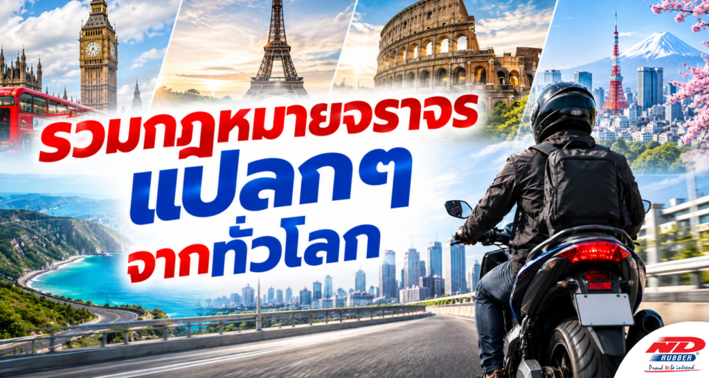 B0919 รวมกฎหมายจราจรแปลกๆ จากทั่วโลก